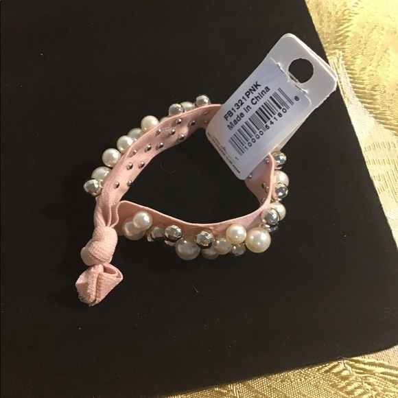 Freshwater pearl pink stretch bracelet - Picture 2 of 2